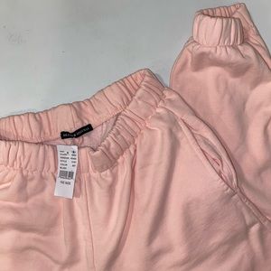 BRANDY MELVILLE LIGHT PINK ROSA SWEATPANTS - NWT